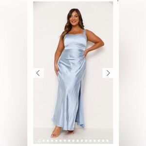 NWT!!! Billy J Alaria Maxi Dress Blue, Size 14